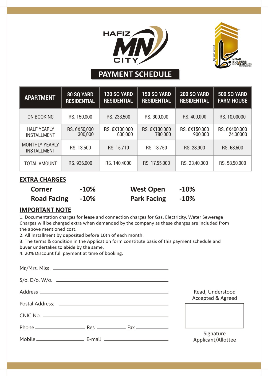 Hafiz Builders Proposal